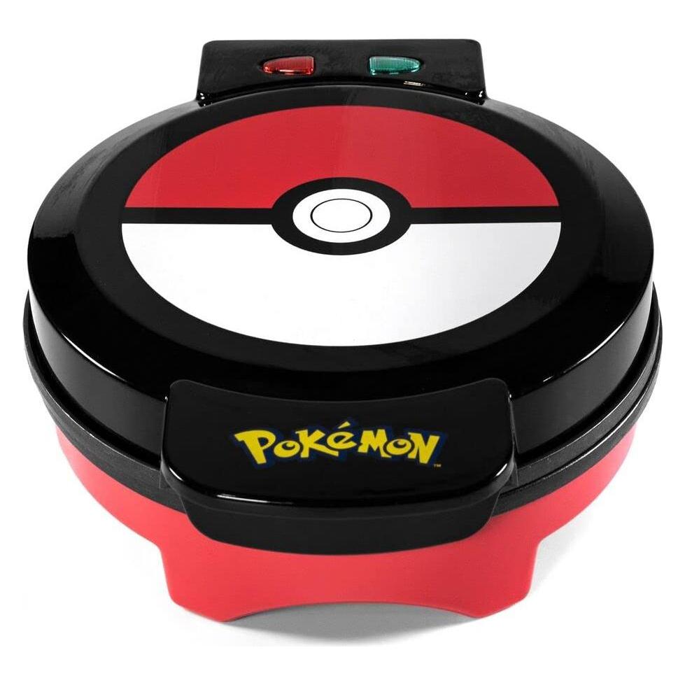 Uncanny Brands Pokemon Waffle Maker Pokeball (31072022)
