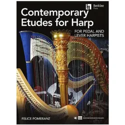 Contemporary Etudes for Harp: For Pedal and Lever Harpists, Fachbücher von Felice Pomeranz