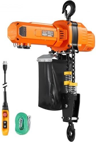 Vevor Elektrische kettingtakel met afstandsbediening, Oranje