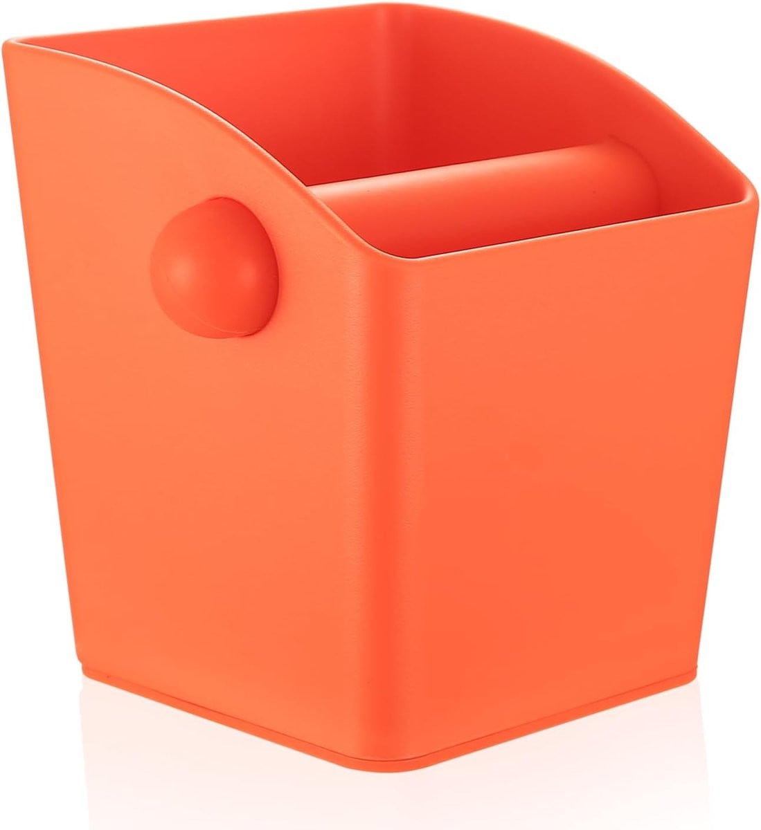 Oranje Espresso Knock Box voor Barista's en Zeefdragers