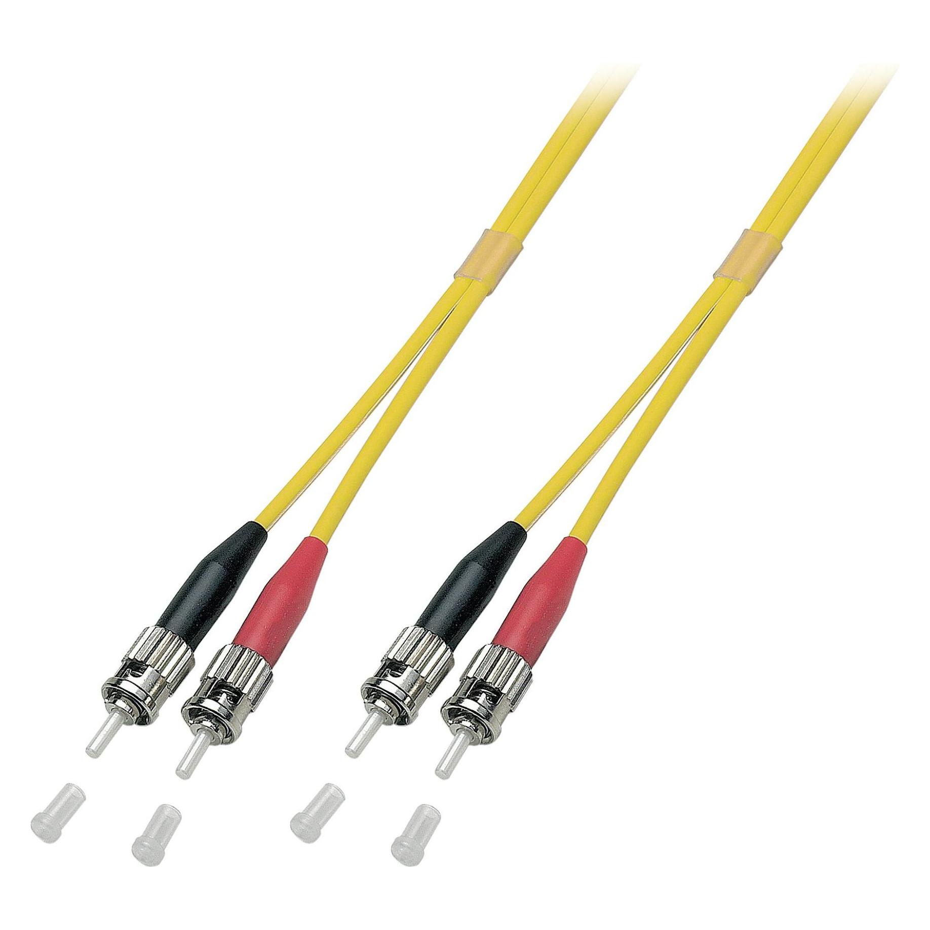EFB Elektronik Duplex Jumper ST/ST 9/125µ,15 Meter, ECOFIBER, LSZH (15 m) (O2003.15)