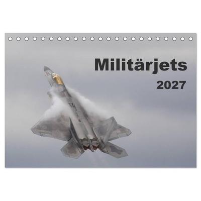 Militärjets (Tischkalender 2027 DIN A5 quer), CALVENDO Monatskalender