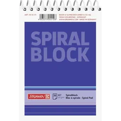 Brunnen Spiralnotizblock DIN A7 liniert