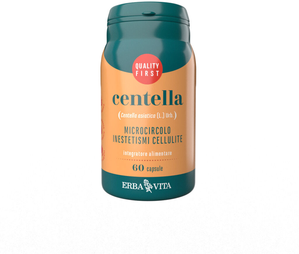 Erba Vita - Centella Integratore microcircolo 60 capsule: Supporto Naturale per la Circolazione Sanguigna
