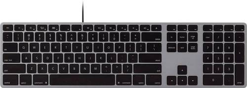 Matias FK316CB Wired USB-C Keyboard for Mac - Space Gray - U.S. Version USB Tastatur US-Englisch, QWERTY, Mac Space Grau