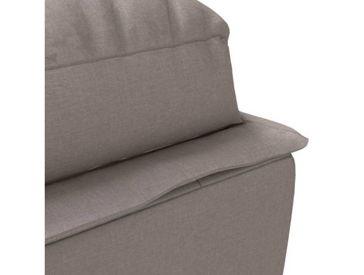 Mode Chaise longue/fauteuil salon - 1 personne CHEZ YIYI assise optimal avec coussins taupe tissu 133 5x56x74cm _25606861136