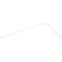 Eiszapfen 16/13mm 90° Acryl (PMMA) 20/40 cm, Rohr transparent, gewinkelt