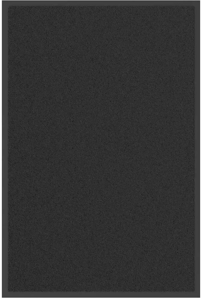 vidaXL Paillasson noir 60x90 cm