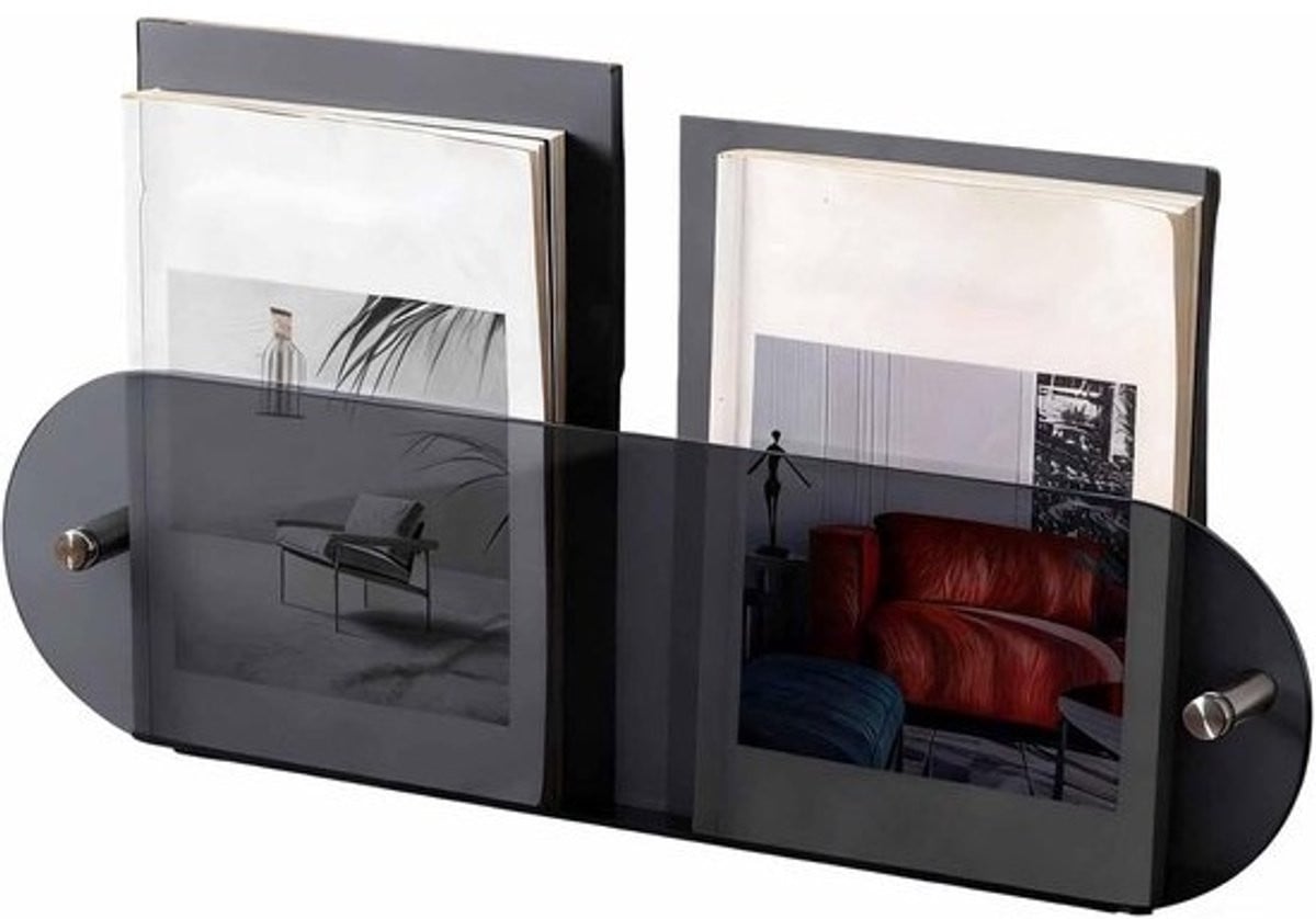 Acryl Tijdschrift Houder Brochure Display Stand Transparant Lengte: 40-120 cm