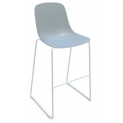 Infiniti Barhocker Pure Loop Kunststoff Grau