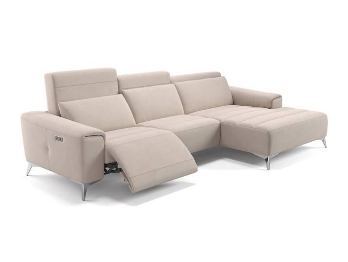 Eckcouch BELLA in Stoff & Funktion Eckgarnitur Ecksofa