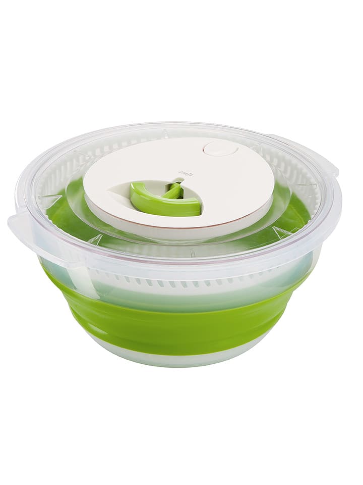 Emsa Salatschleuder "Basic" in Weiß/ Grün - 4 l - onesize