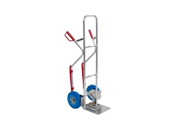 Sackkarre MAPO , bunt (silberfarben, orange, blau), H:130cm, Aluminium, Sackkarren, Sackkarre
