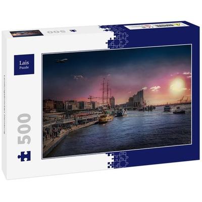 Lais Puzzle Landungsbrücken Hamburg 500 Teile