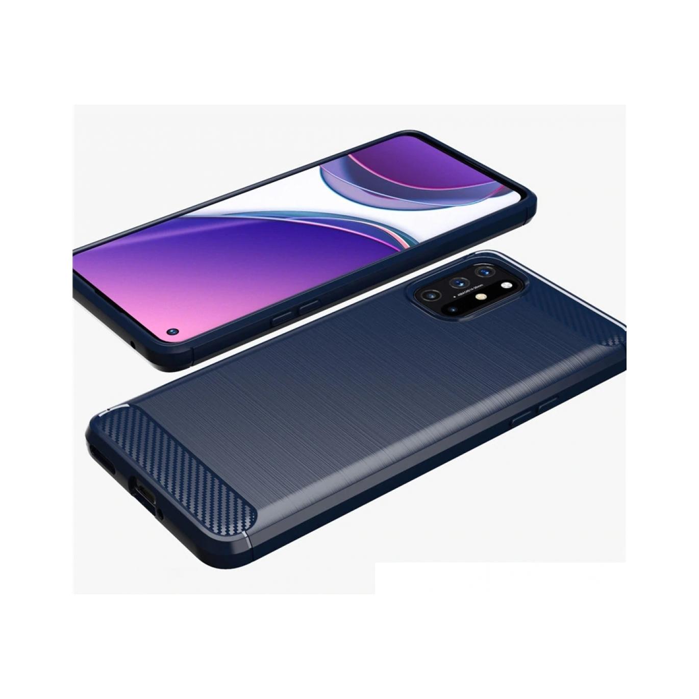 Screenguard OnePlus 8T Hülle Carbon Brushed Soft TPU (OnePlus 8T) (00027400)