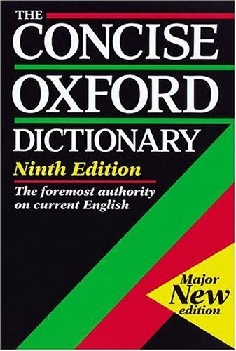 H. W. Fowler - The Concise Oxford Dictionary of Current English - Preis vom 09.10.2026 07:28:09 h