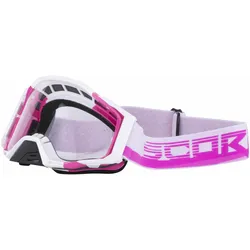 Scorpion Motocross-Brille E21 pink-weiss