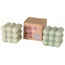 Kerze BUBBLE (BHT 5,80x6x5,80 cm) - BHT 5,80x6x5,80 cm