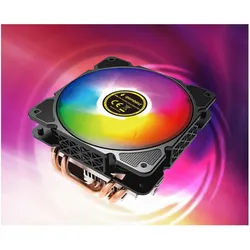 Gembird CPU-HURACAN-ARGB-X140 (120 mm), CPU Kühler, Weiss, Schwarz