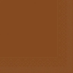 Mank Serviette Tissue Bronze, 33 x 33 cm, 100 Stück