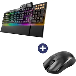 Be Quiet Maus Dark Perk Sym + Tastatur Dark Mount Silent Tactile RGB-LED