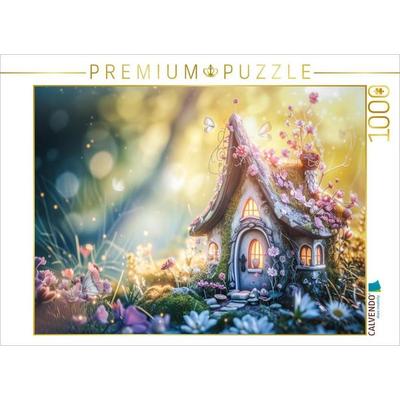 CALVENDO Puzzle Ein Blick auf die versteckten Häuschen der Zwerge | 1000 Teile Lege-Größe 64x48cm Foto-Puzzle für glückliche Stunden, Game von ,