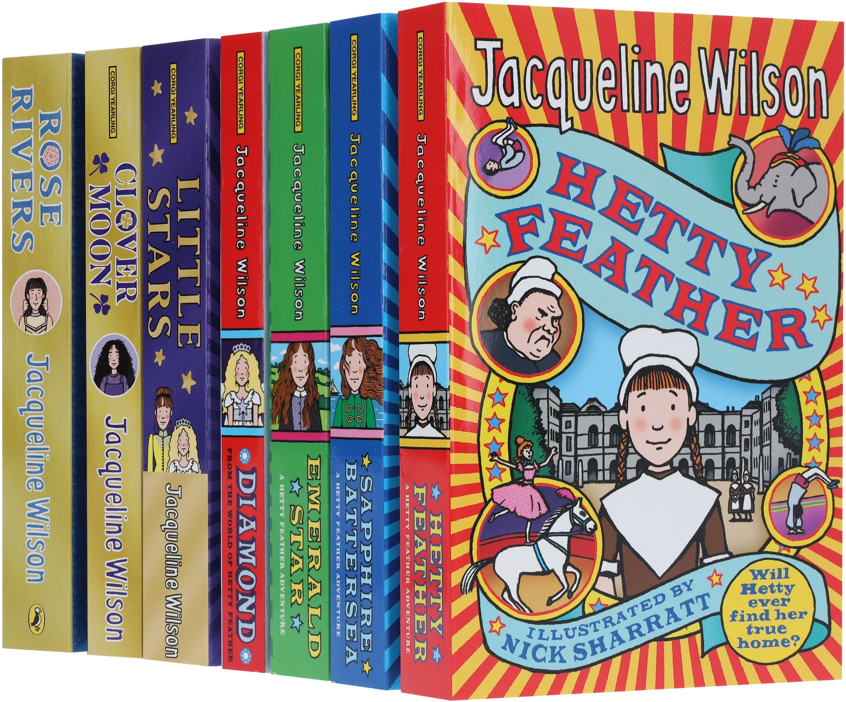 Hetty Feather Series by Jacqueline Wilson Illustrated 7 Books Collection Set - Ages 9-11 - Paperback Penguin Random House