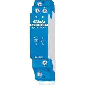 Eltako Stromstoßschalter ES12-100-230V Hutschiene, 230 V, 16 A, 1 Schließer, elektronisch