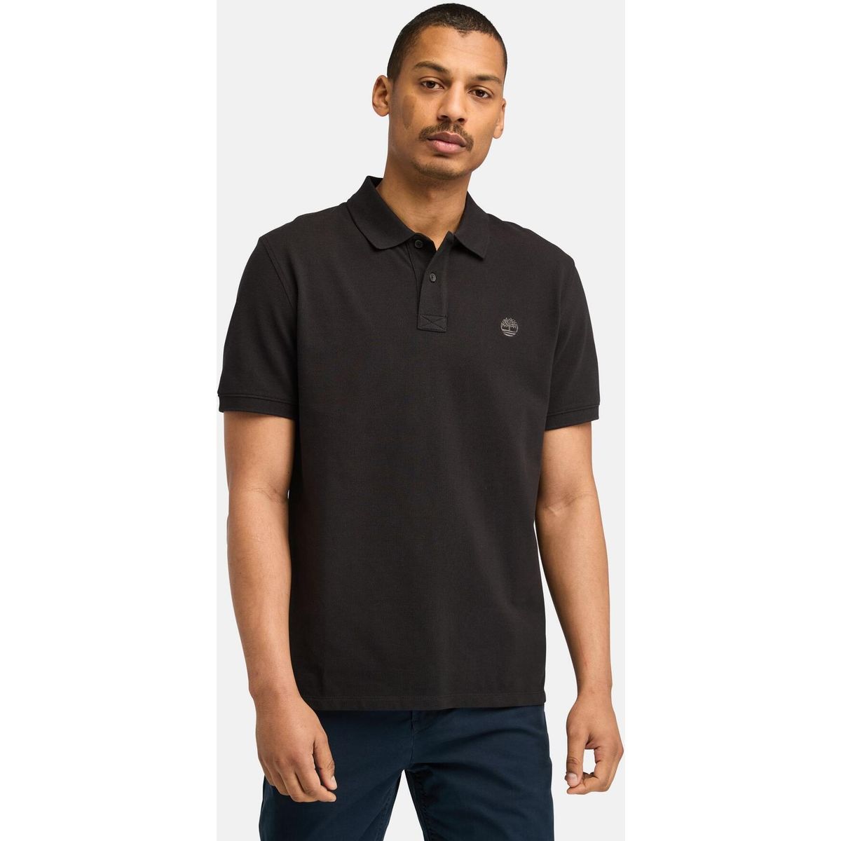 Timberland Mens Pique Short Sleeve Polo black L TB0A6VDP0011-L
