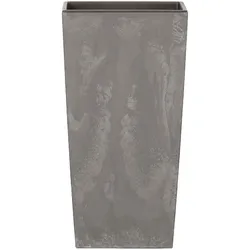 Prosperplast - URBI SQUARE BETON EFFECT 7,2L Topf mit Tank - 17x17x32,5cm in der Farbe Marengo