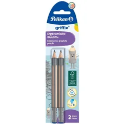Pelikan, Bleistift, Bleistift griffix, H„rtegrad: B, Blisterkarte (B, 2x)