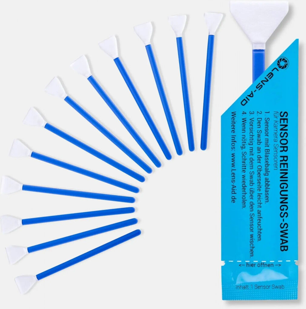 Lensaid Lens-Aid Sensor Swabs 24 mm plein format