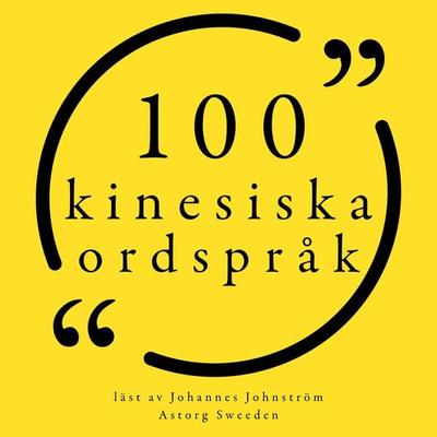 100 kinesiska ordspråk - Anonymous, Audio, 9782821158221