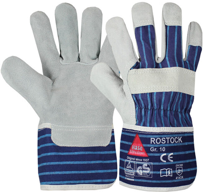 Hase ROSTOCK, gant de travail en cuir de vachette fendu (212150-6)