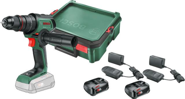Bosch AdvancedImpact 18V-80 2,5 Ah Accu (2x) SystemBox S Starterspakket