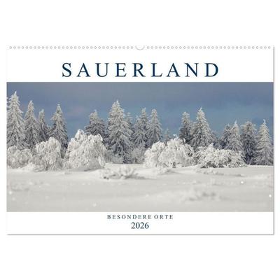 SAUERLAND – Besondere Orte (Wandkalender 2026 DIN A2 quer), CALVENDO Monatskalender
