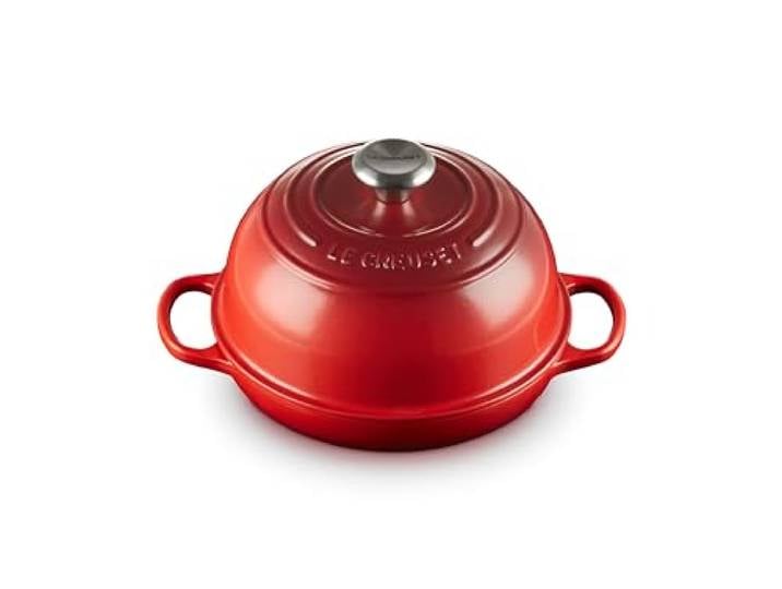 Le Creuset Signature Gusseisen Brot Bräter, 24cm, Kirschrot, 21301240600430