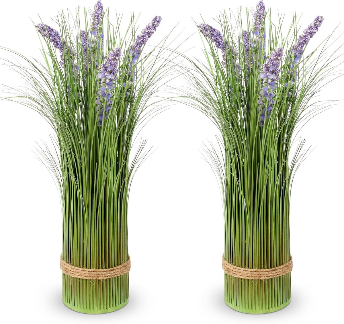 Set van 2 kunstmatige pampasgrassen voor decoratie in huis, kantoor of bij bruiloften