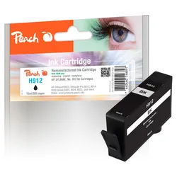 Peach Tintenpatrone schwarz kompatibel zu HP No. 912 BK, 3YL80AE