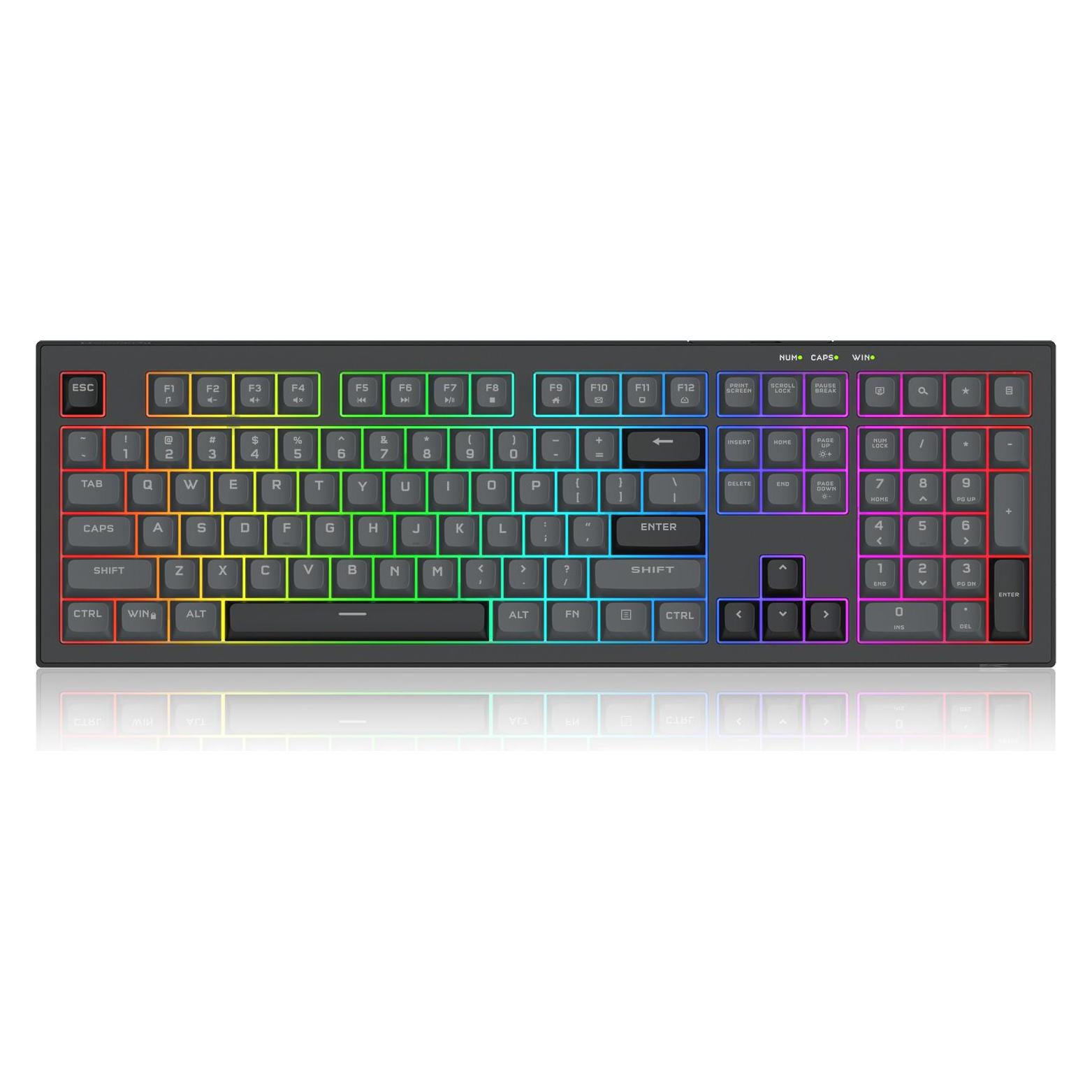 Redragon K518-RGB-GB Crux (US, Kabelgebunden) (K518-RGB-GB CRUX)