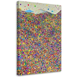 LEINWANDBILD Bunte Punkte Abstraktion 70x100cm
