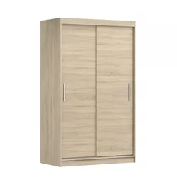 SCHWEBETÜRENSCHRANK Neomi 04 ohne Spiegel Sonoma Eiche, Sonoma Eiche 120 cm
