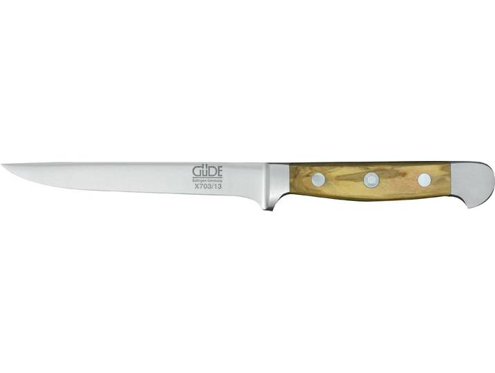 Güde Messer Solingen Ausbeinmesser Güde Alpha Ausbeinmesser 13cm Olivenholz