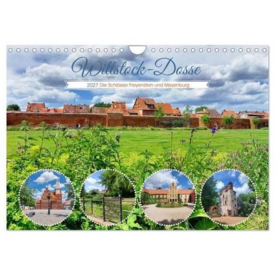 Wittstock-Dosse - Die Schlösser Freyenstein und Meyenburg (Wandkalender 2027 DIN A4 quer), CALVENDO Monatskalender
