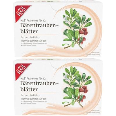 H&S Bärentraubentee Filterbeutel 2x 2x20x2,7 g