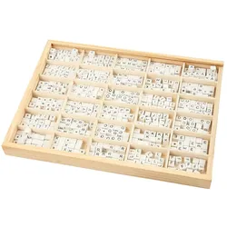 Creativ Company Holz-Buchstabenperlen Weiss A-Z, 750 Stück.