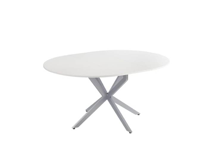 Vicco Eettafel Loyd , Wit/Grijs, 120 x 76.5 cm