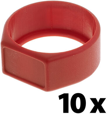 Neutrik XCR Ring Red 10x Rot