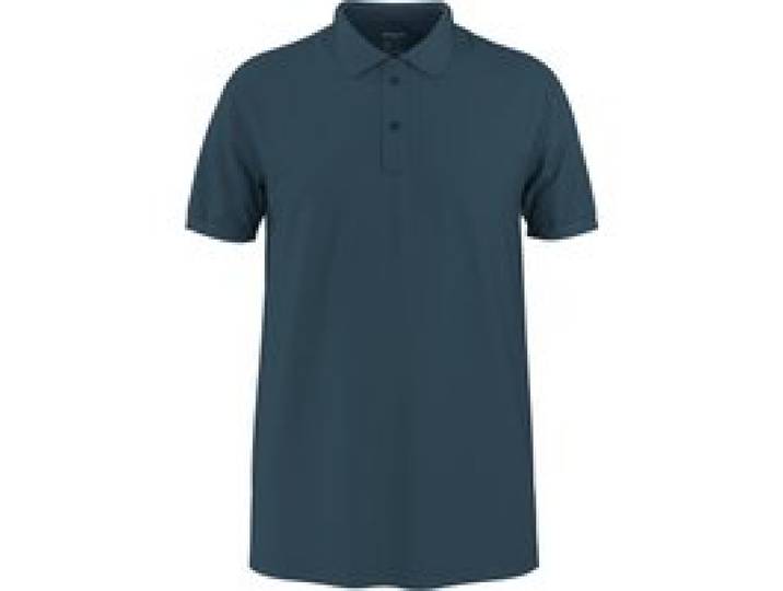 ESMARA MEN Polo piqué pour homme (Bleu, XL)