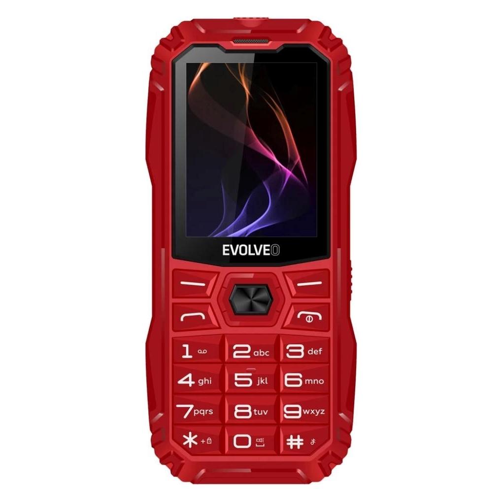 Evolveo MaxPhone A1, tlačítkový Dual SIM telefon, červený (2.40") (72551658)